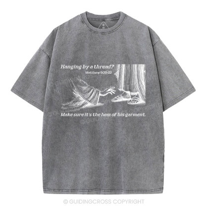 Hem Of His Garment Christian Washed T-Shirt