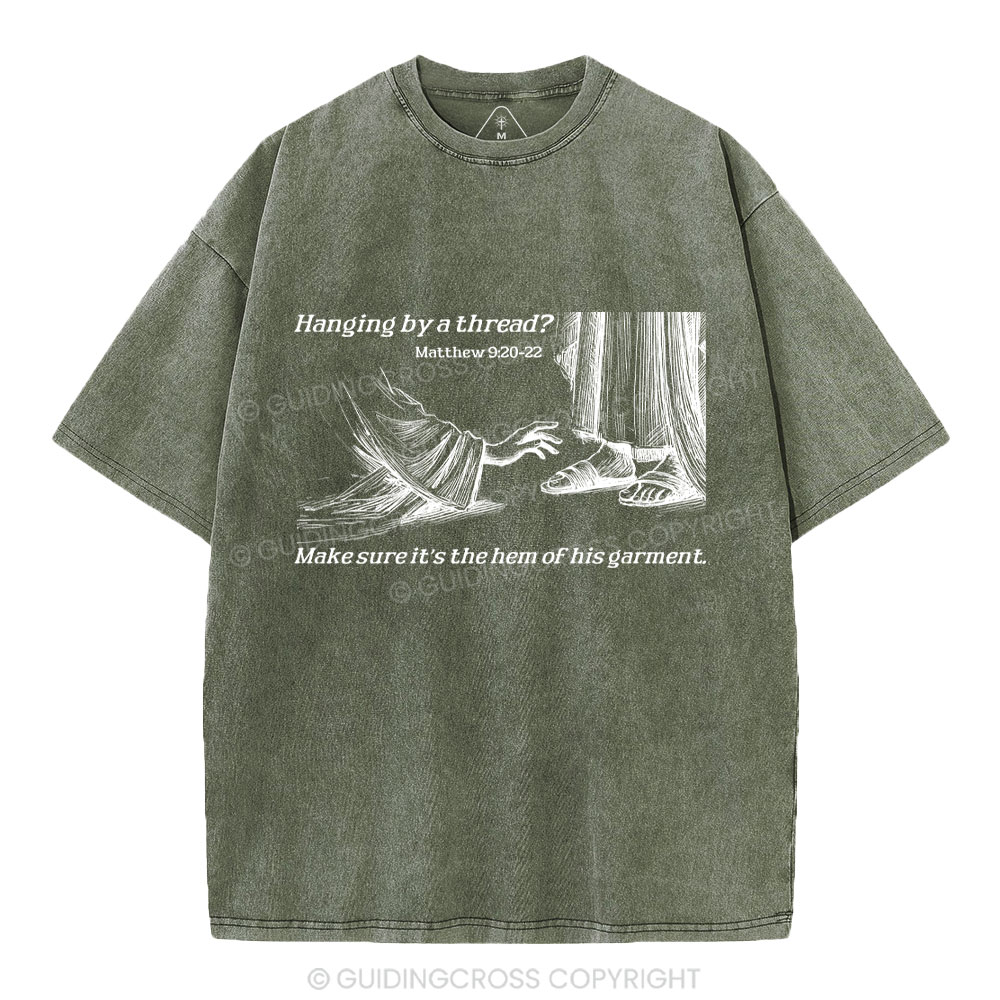 Hem Of His Garment Christian Washed T-Shirt