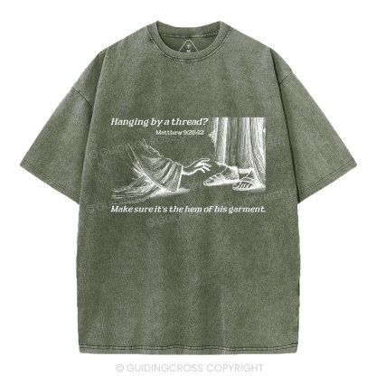 Hem Of His Garment Christian Washed T-Shirt