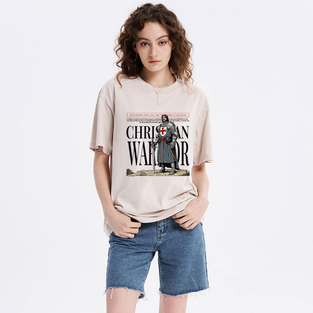 Highlighting God's Love Christian Washed T-Shirt