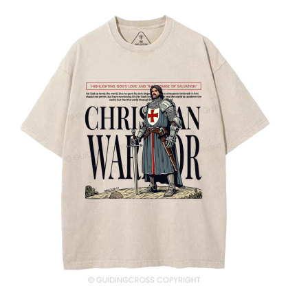 Highlighting God's Love Christian Washed T-Shirt