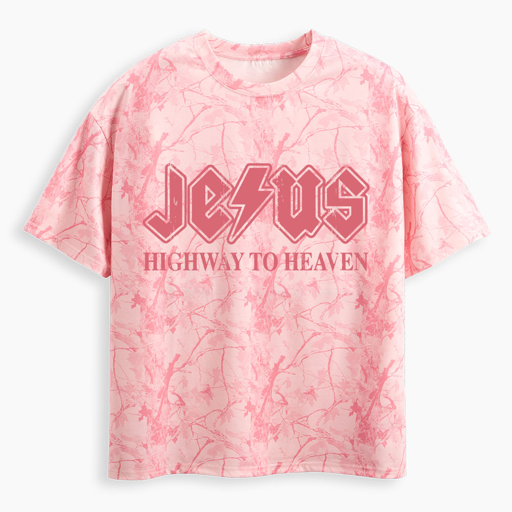 Highway To Heaven Christian Camo T-Shirt