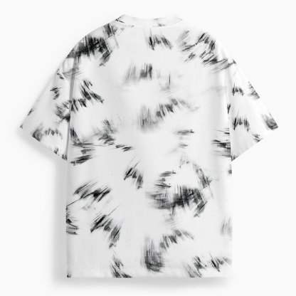 His Eyes Were As A Flame Of Fire Oversized All-Over Print Christian T-Shirt