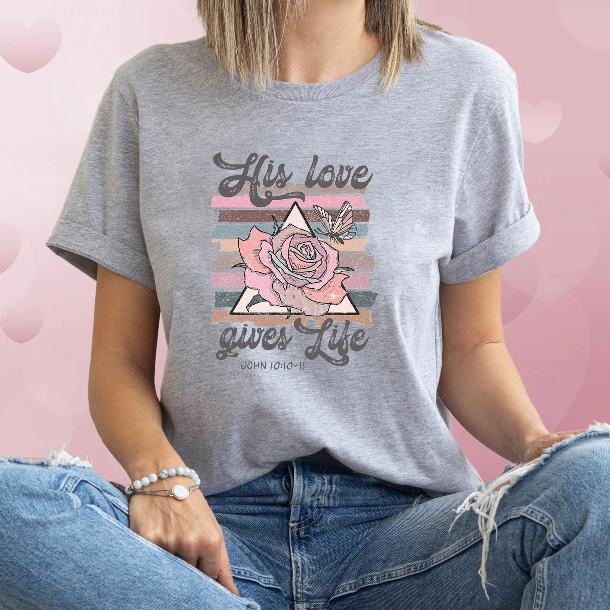 His Love Gives Like Christian T-Shirt