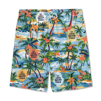 His Love Never Fails Christian Hawaiian Shirt 