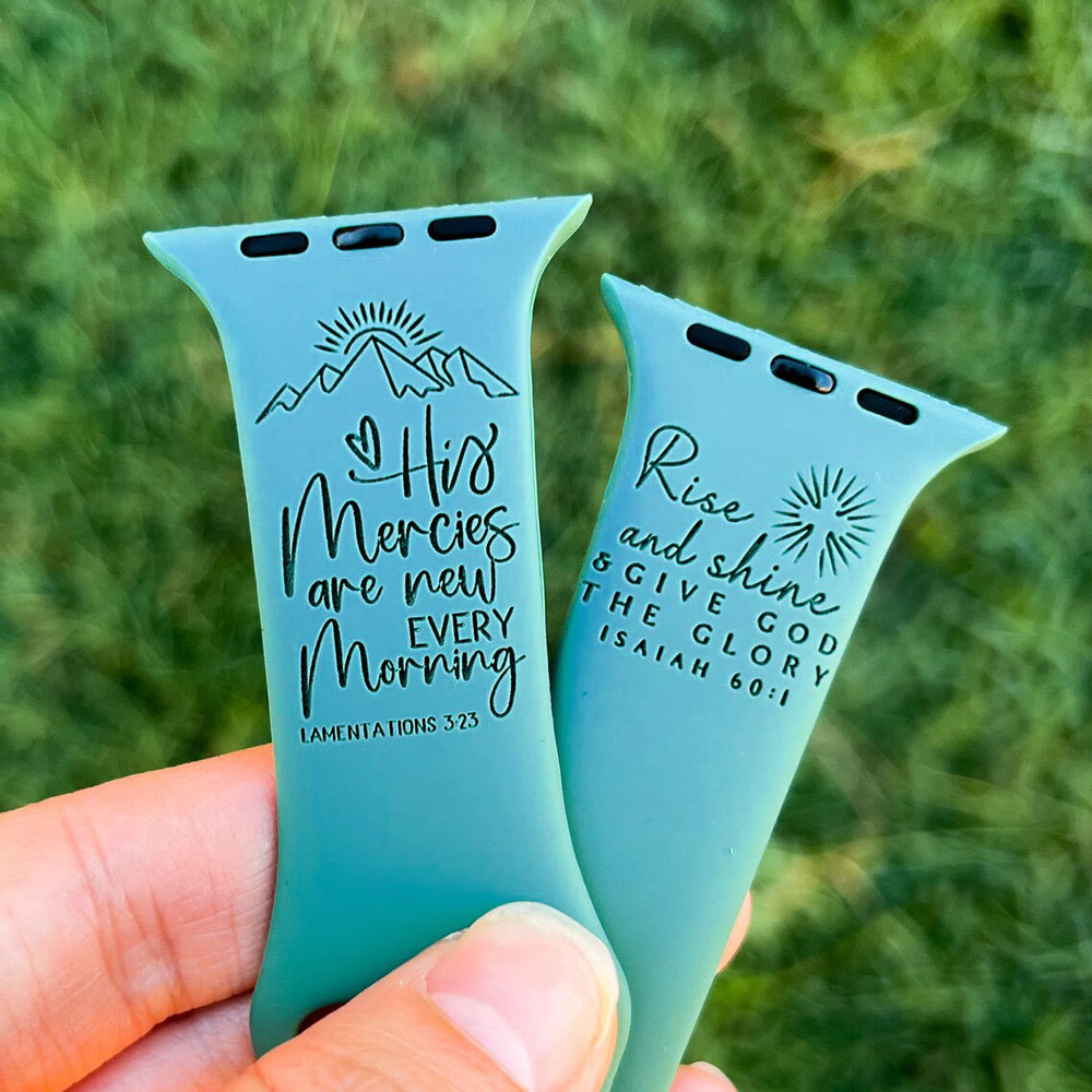 His Mercies Are New Every Morning Christian Watch Band