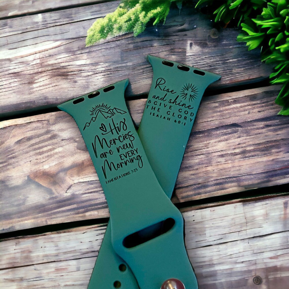 His Mercies Are New Every Morning Christian Watch Band