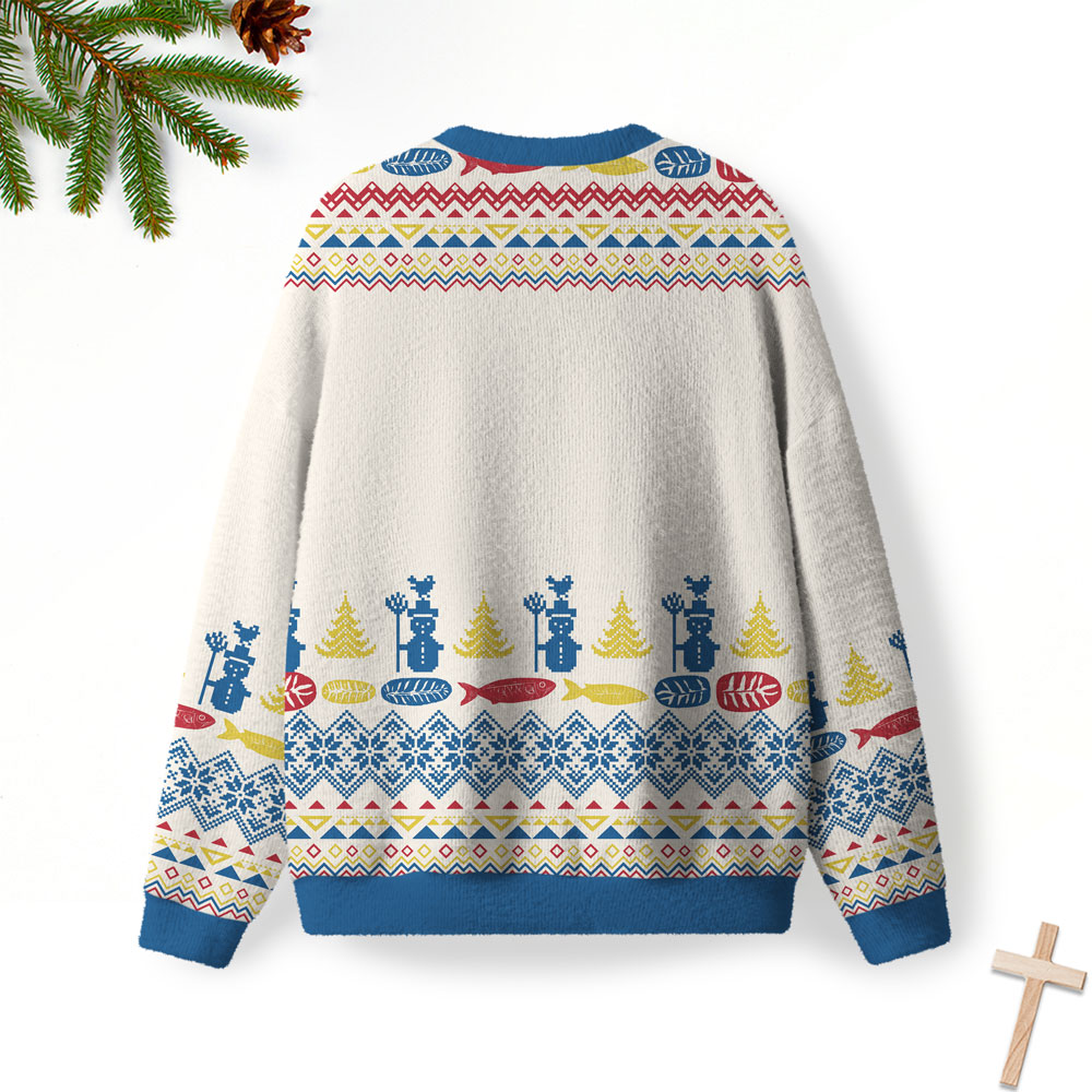 His Name Is Wonderful Christian Lightweight Sweater