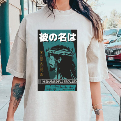 His Name Shall Be Called Christian Washed T-Shirt