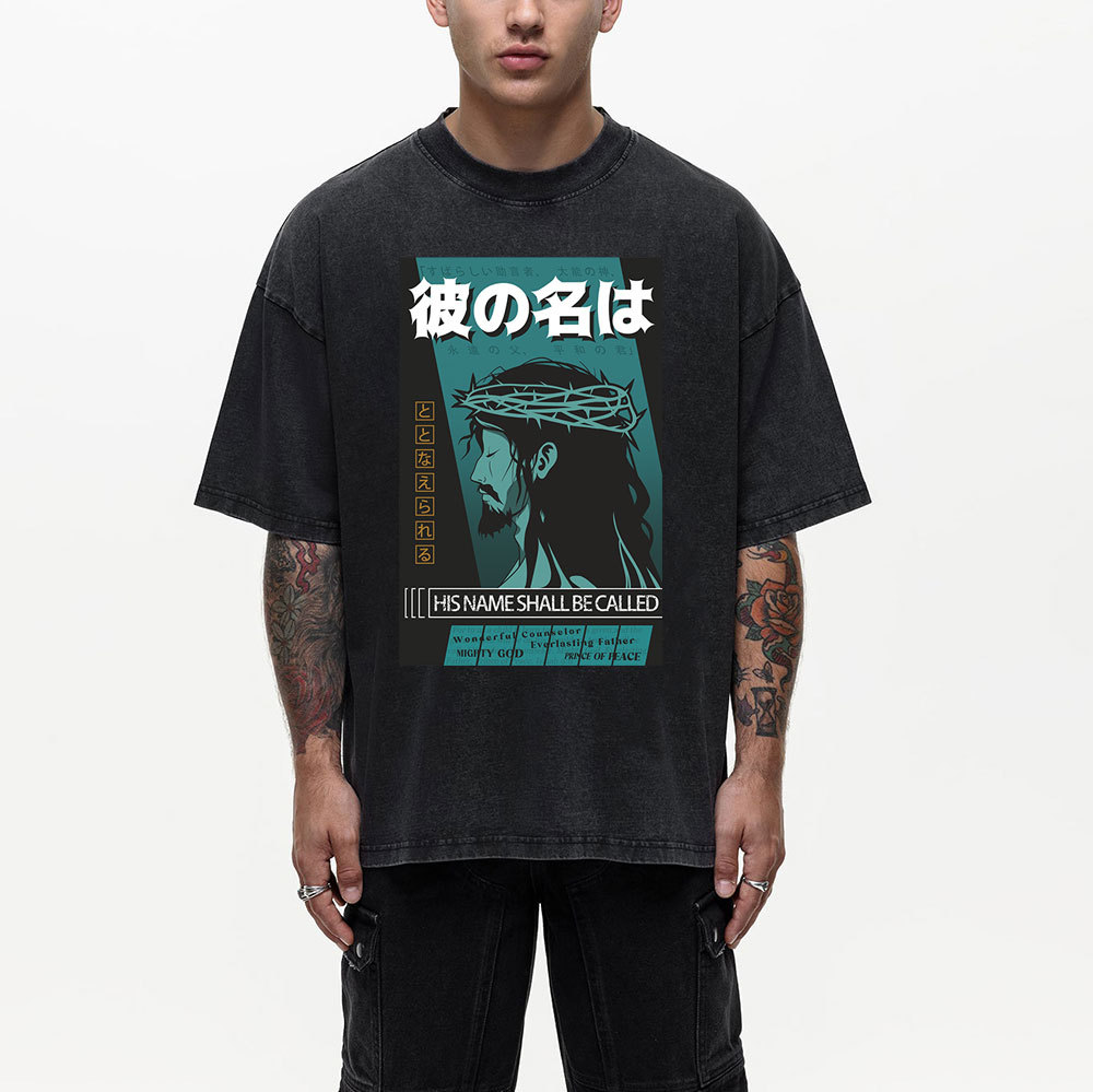 His Name Shall Be Called Christian Washed T-Shirt