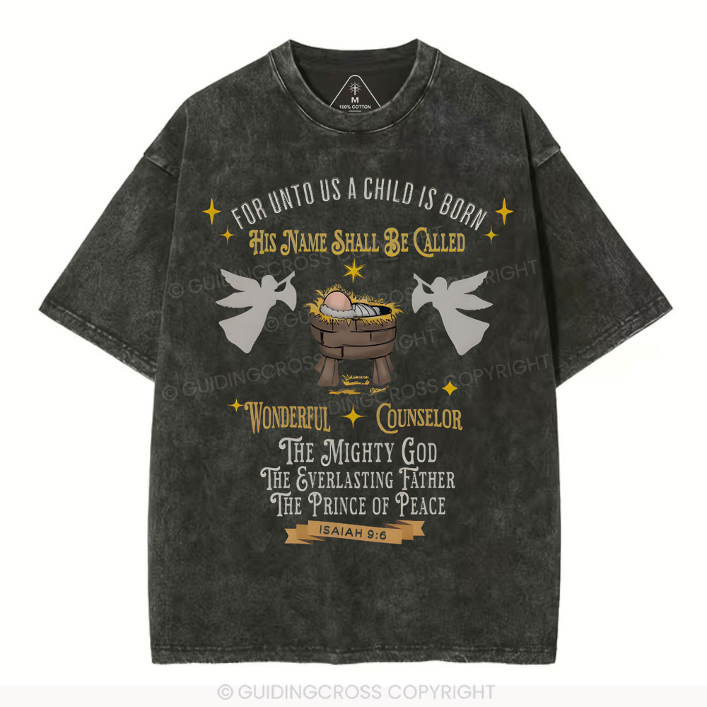 sample washed T-Shirt Sale - GuidingCross