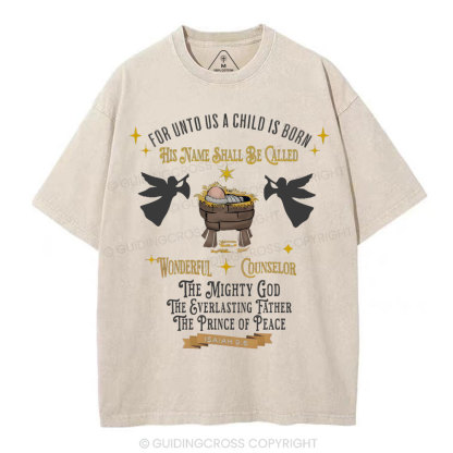 His Name Shall Be Called Christian Washed T-Shirt