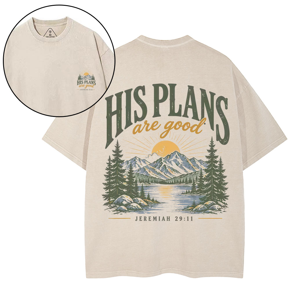 New-Sample Christian Washed T-Shirt双面原件31.95 Sale - GuidingCross