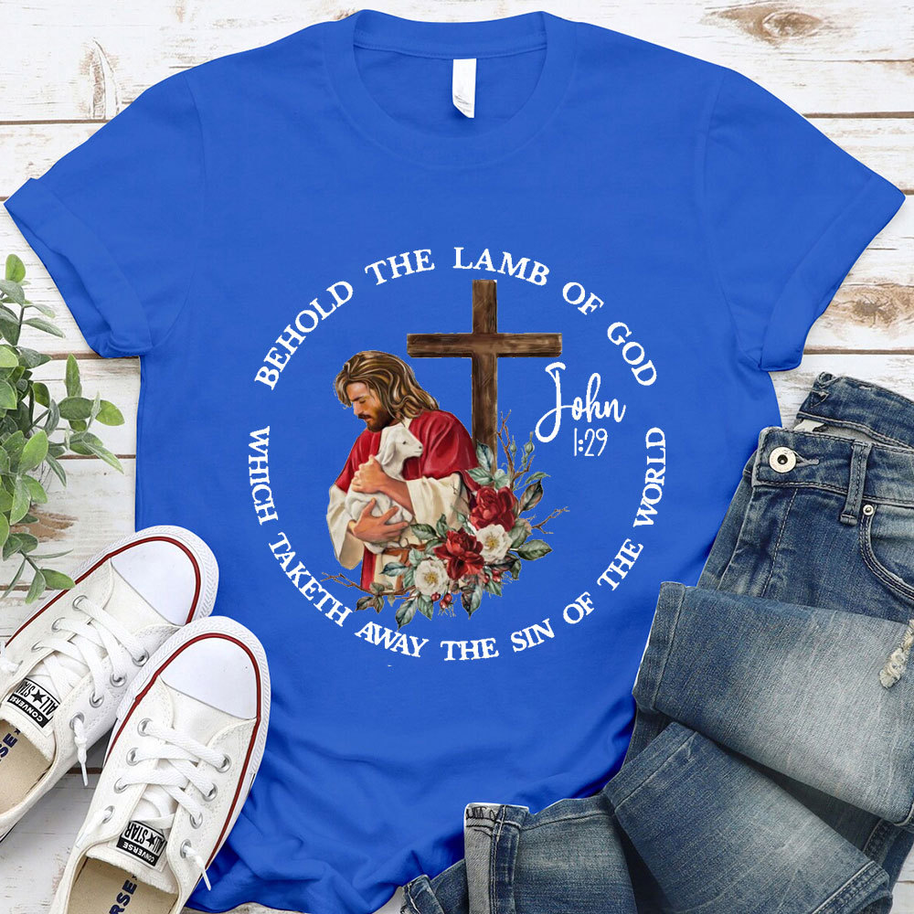 Hold The Lamb Of God Chrisitan T-Shirt
