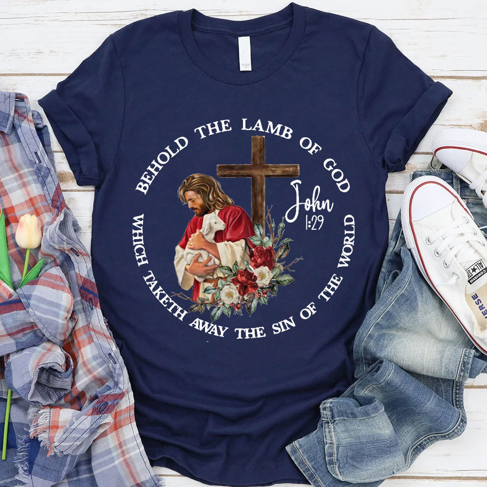 Hold The Lamb Of God Chrisitan T-Shirt