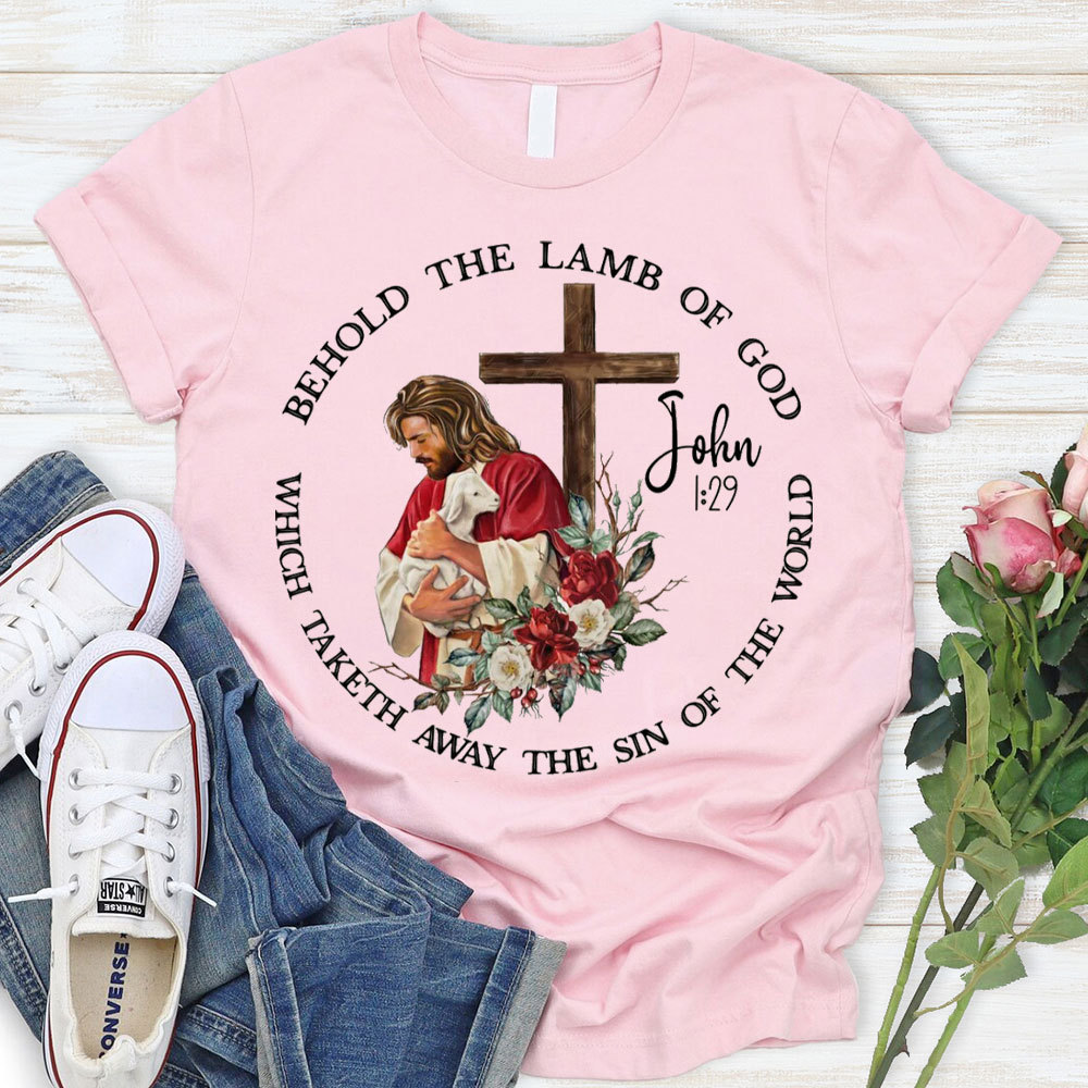 Hold The Lamb Of God Chrisitan T-Shirt