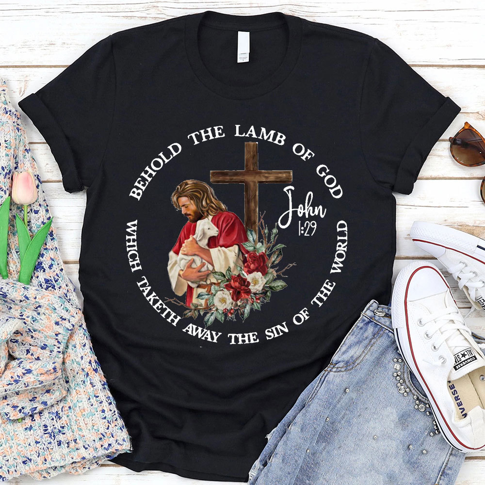 Hold The Lamb Of God Chrisitan T-Shirt