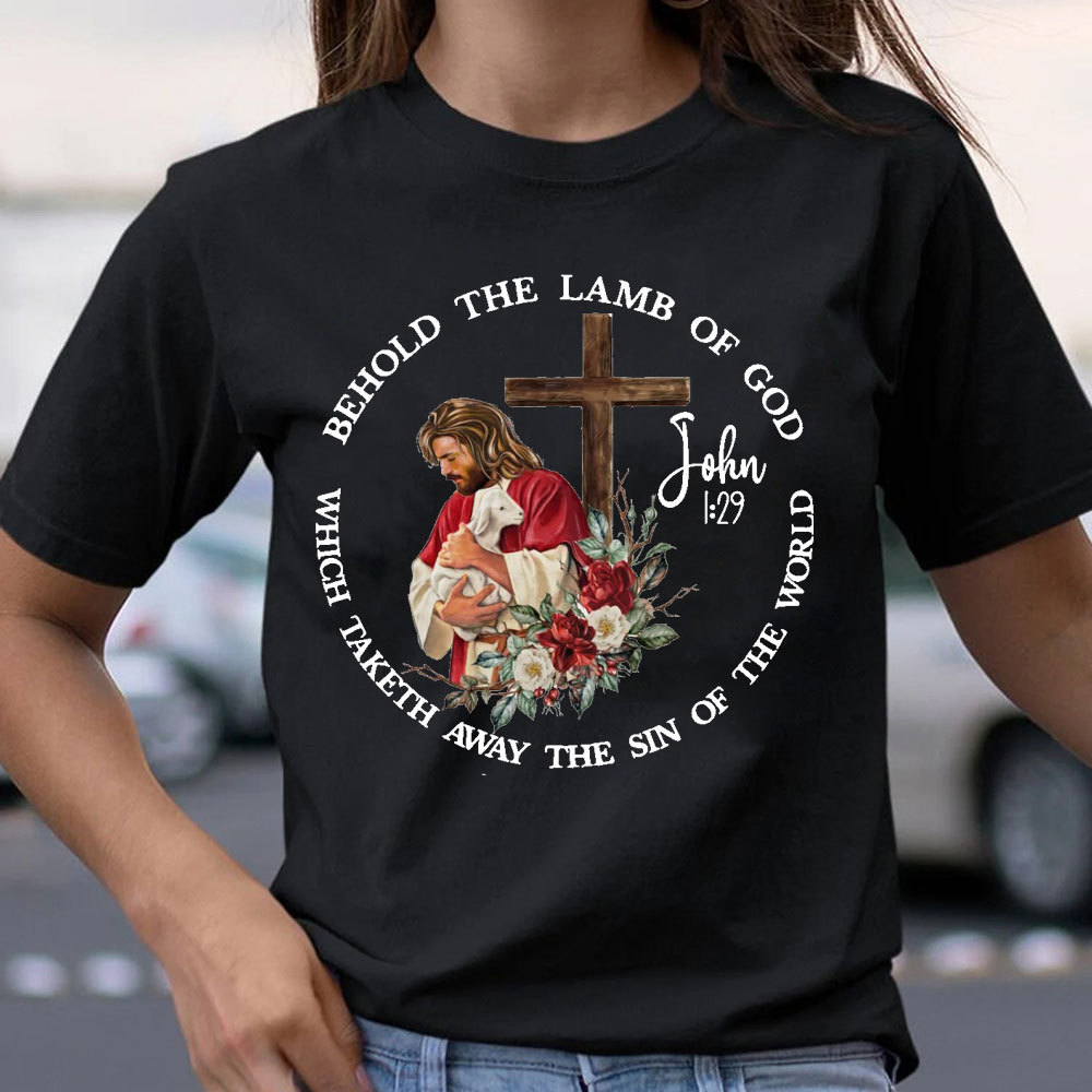 Hold The Lamb Of God Chrisitan T-Shirt