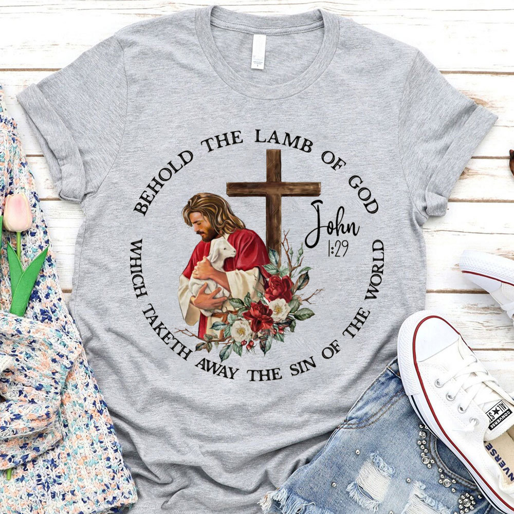 Hold The Lamb Of God Chrisitan T-Shirt