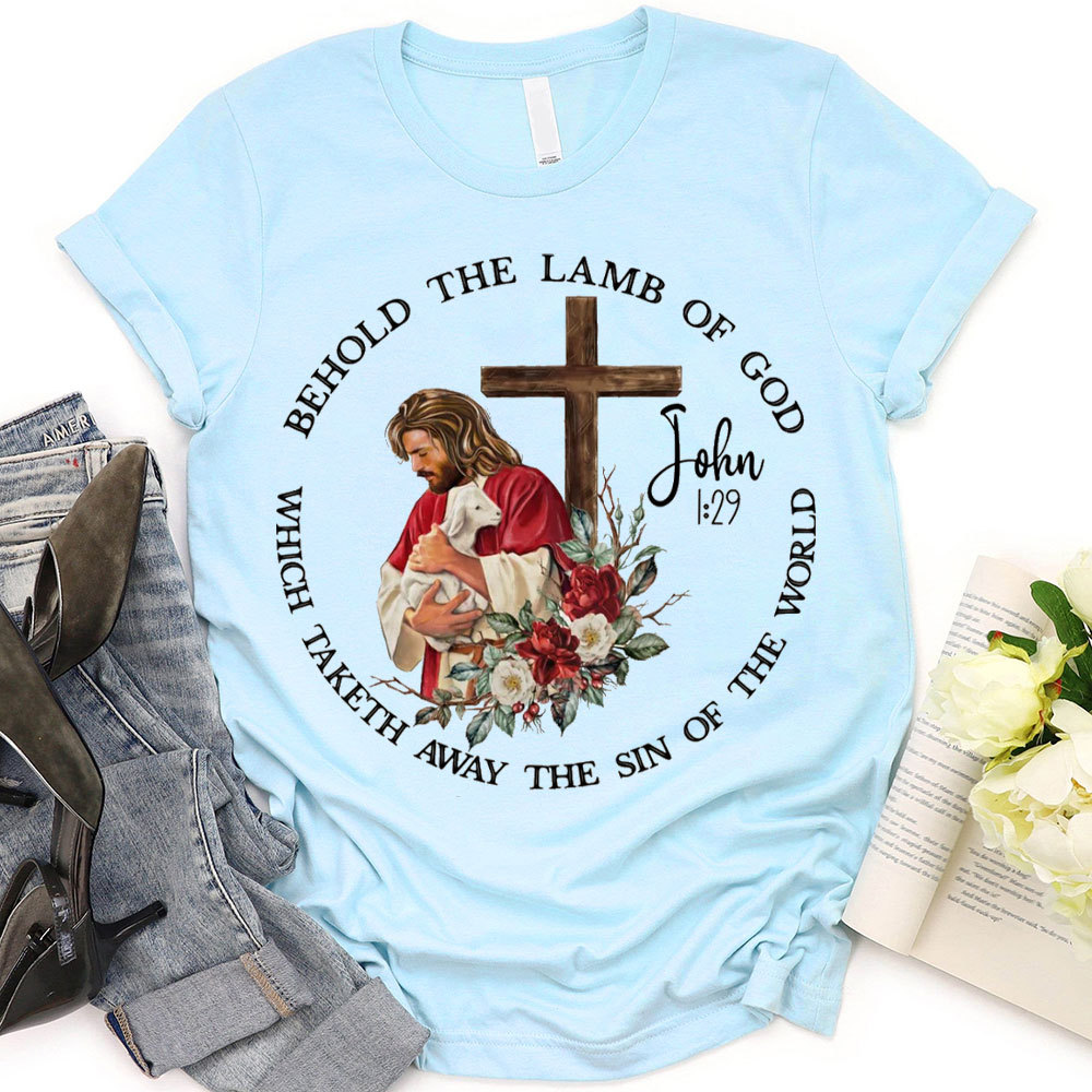 Hold The Lamb Of God Chrisitan T-Shirt
