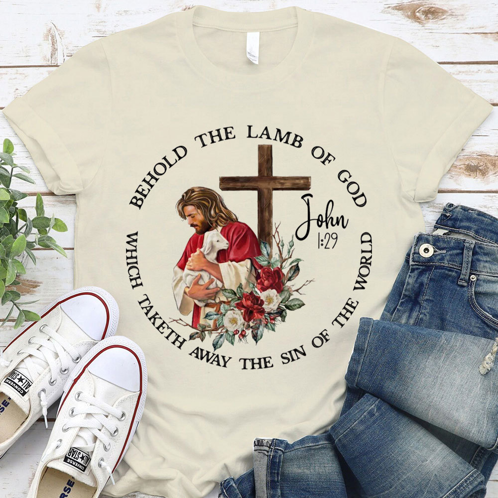 Hold The Lamb Of God Chrisitan T-Shirt