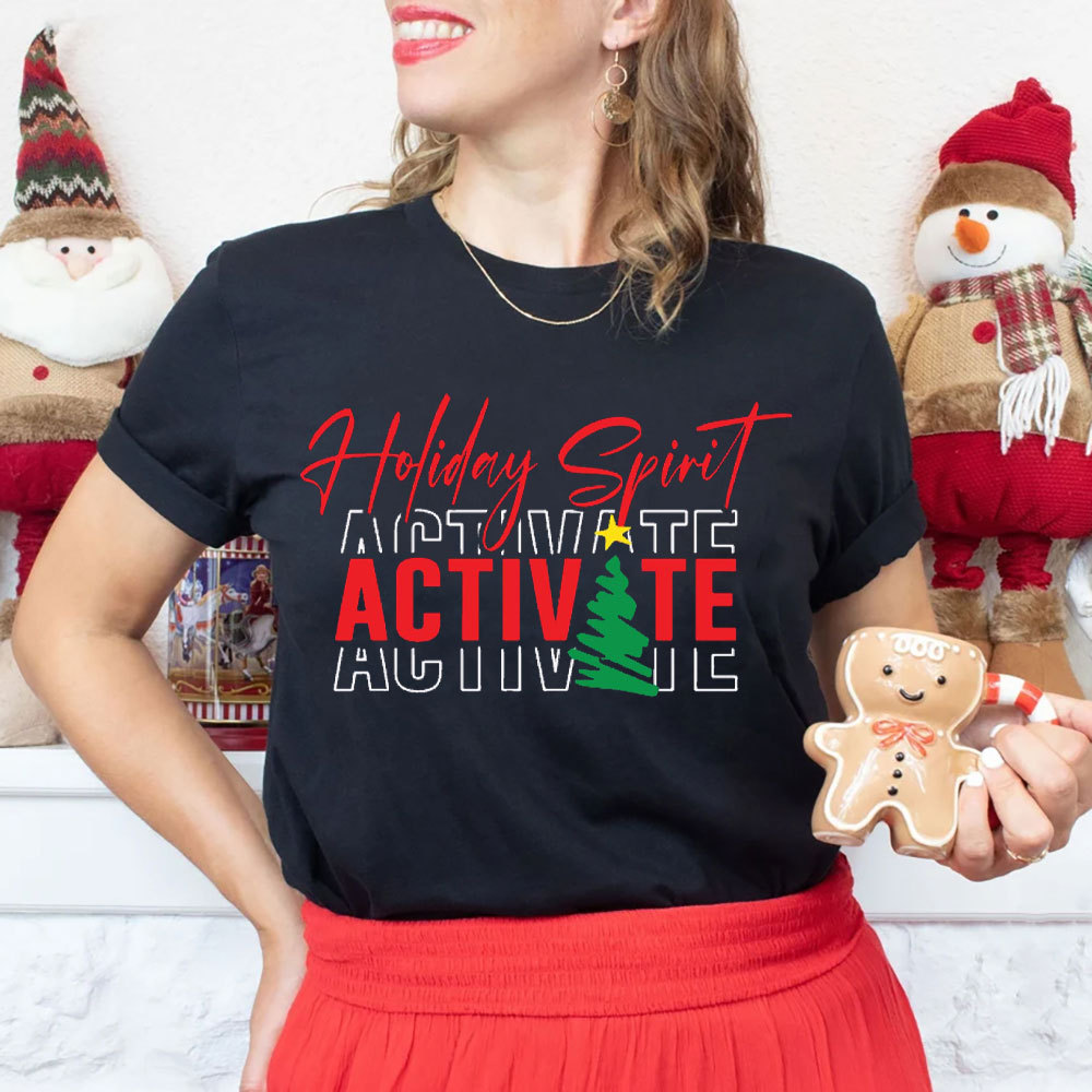 Holiday Spirit Christian Christmas T-Shirt