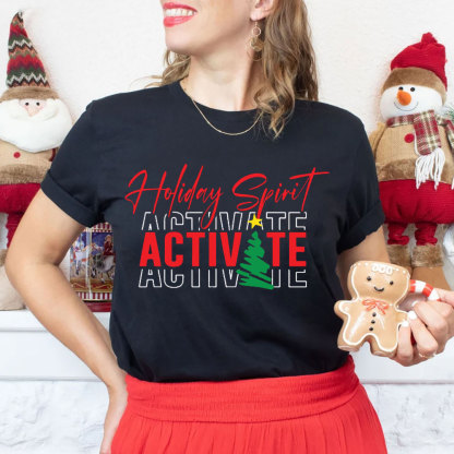 Holiday Spirit Christian Christmas T-Shirt