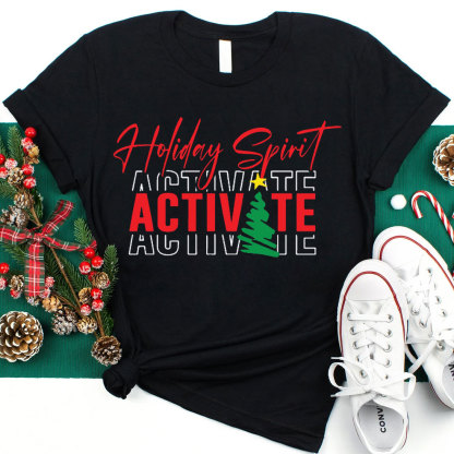 Holiday Spirit Christian Christmas T-Shirt