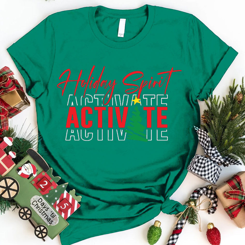 Holiday Spirit Christian Christmas T-Shirt