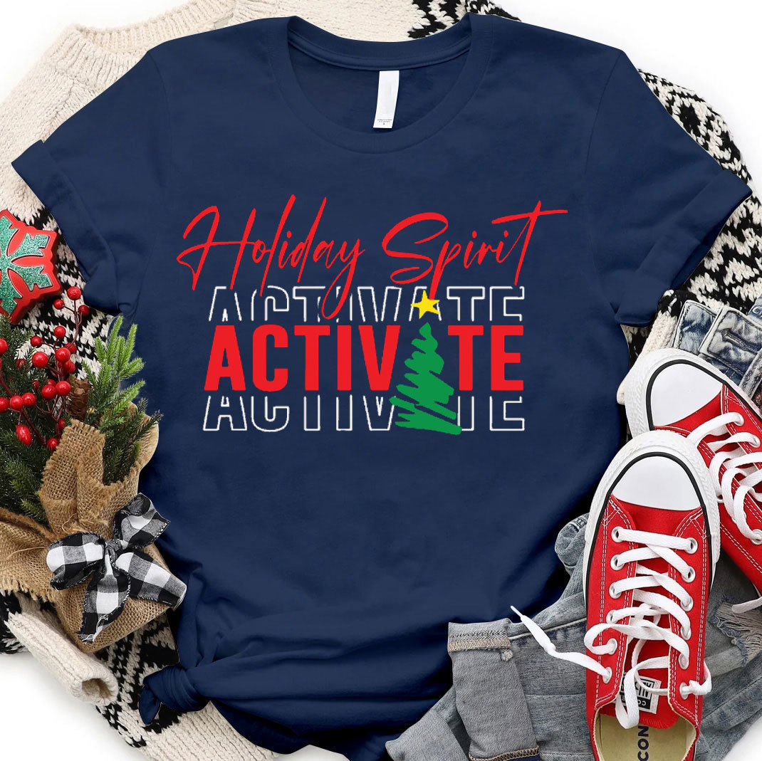 Holiday Spirit Christian Christmas T-Shirt