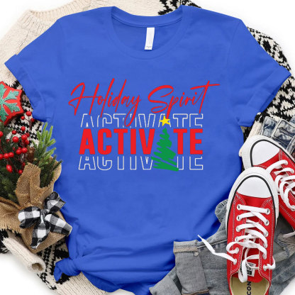 Holiday Spirit Christian Christmas T-Shirt