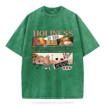 Holiness Of God Christian Washed T-Shirt