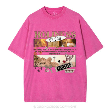 Holiness Of God Christian Washed T-Shirt
