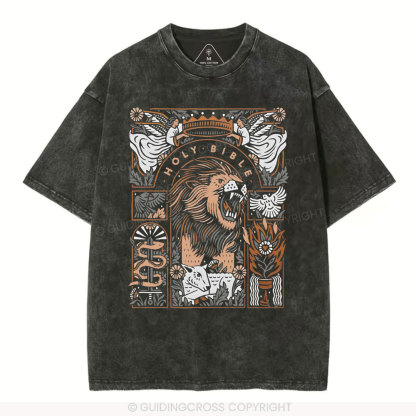 Holy Bible Christian Washed T-Shirt