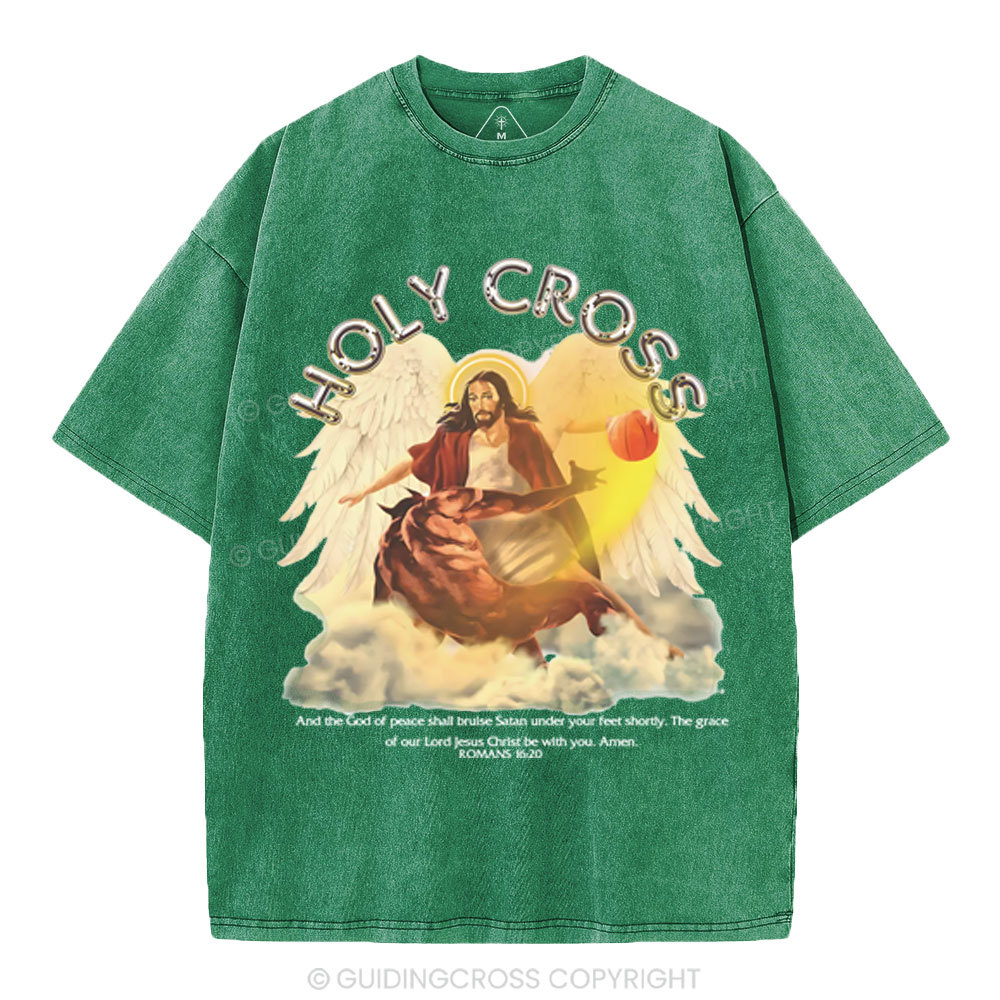 Holy Cross Christian Washed T-Shirt