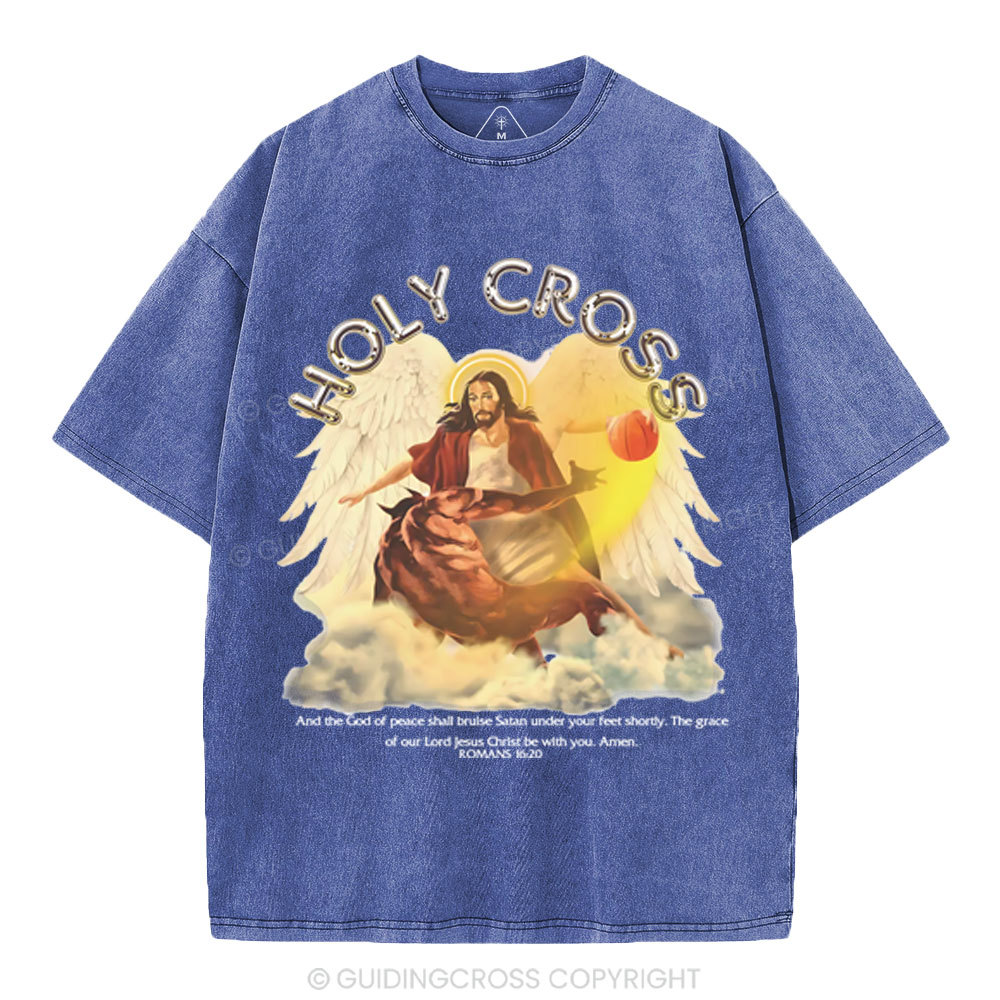 Holy Cross Christian Washed T-Shirt