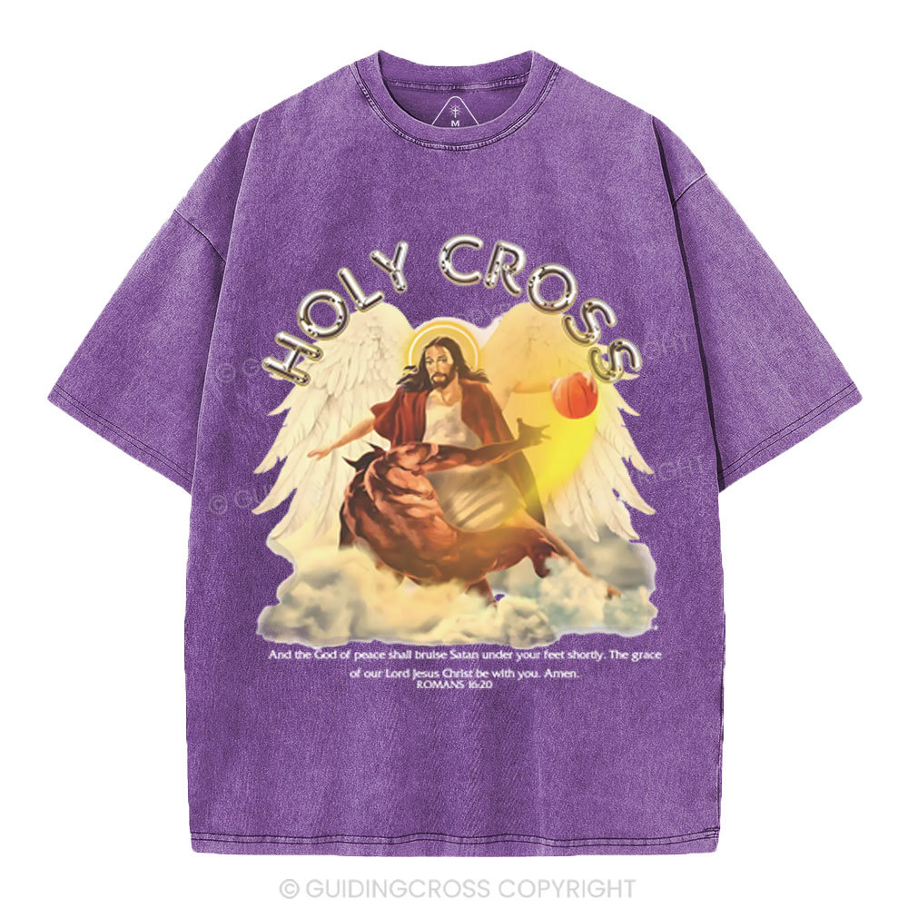 Holy Cross Christian Washed T-Shirt