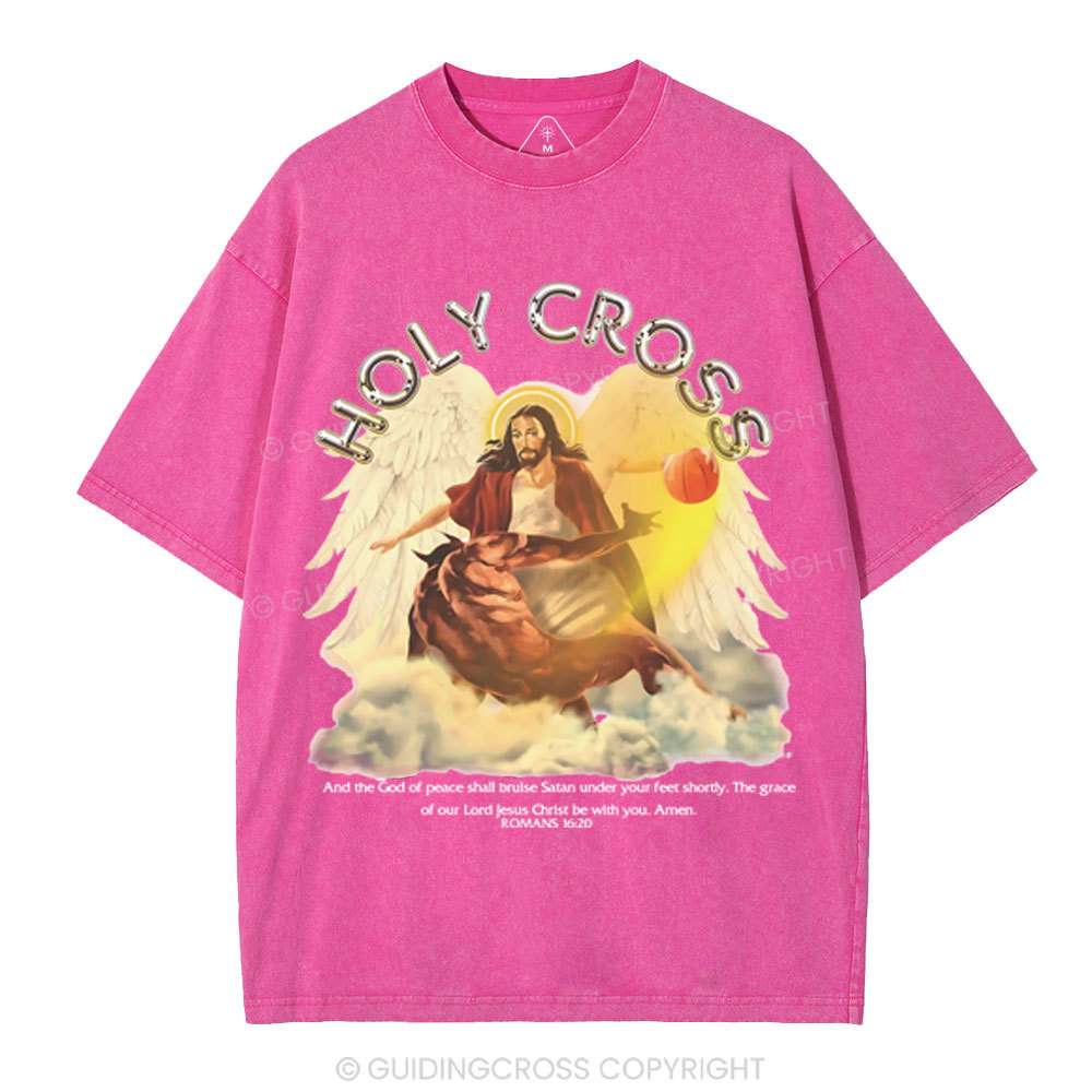 Holy Cross Christian Washed T-Shirt