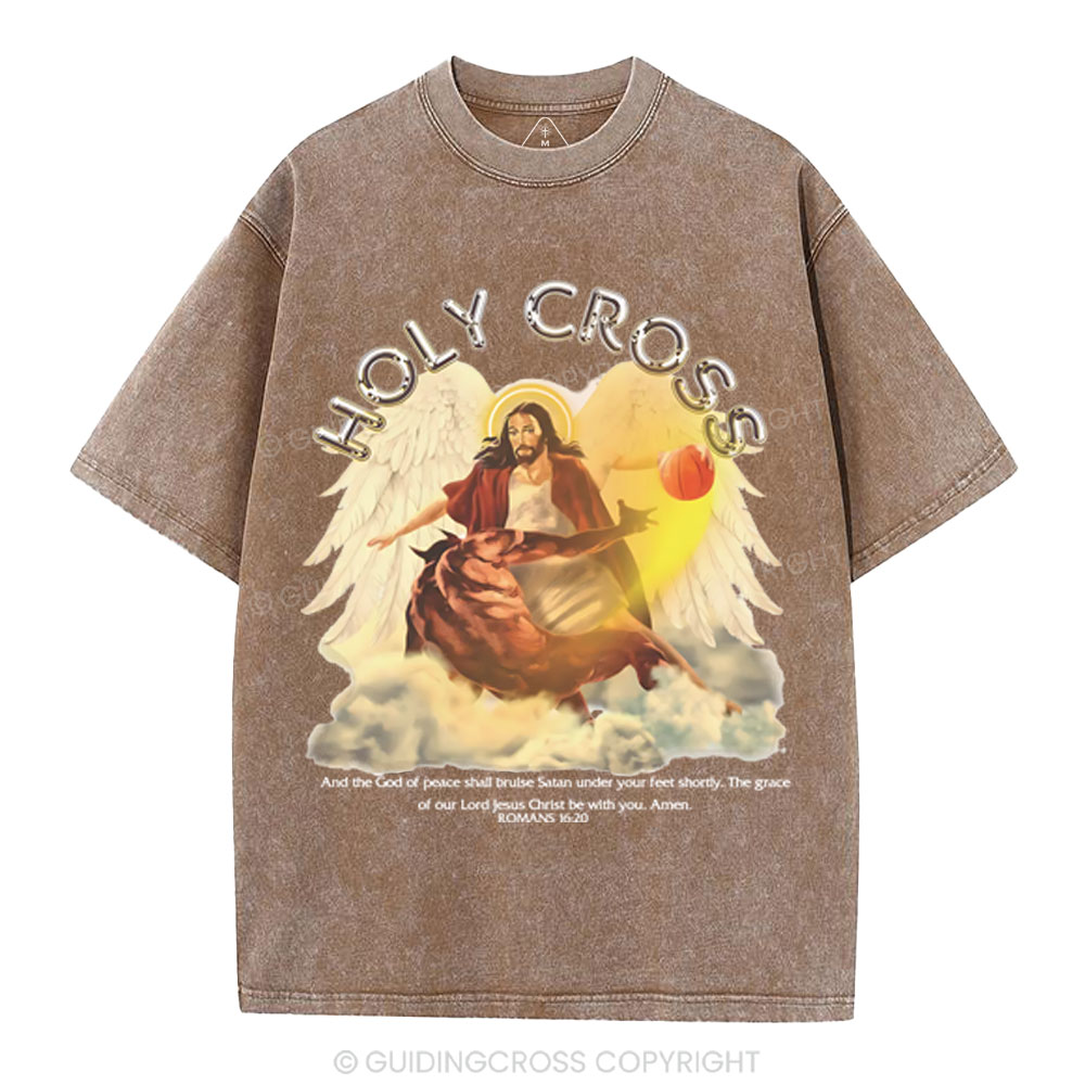 Holy Cross Christian Washed T-Shirt