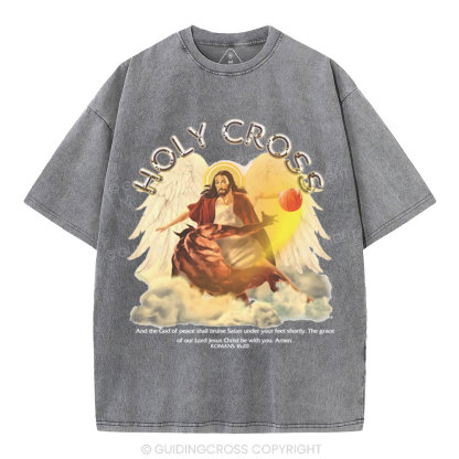 Holy Cross Christian Washed T-Shirt