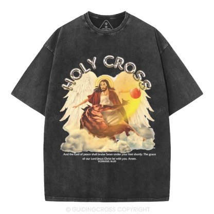 Holy Cross Christian Washed T-Shirt