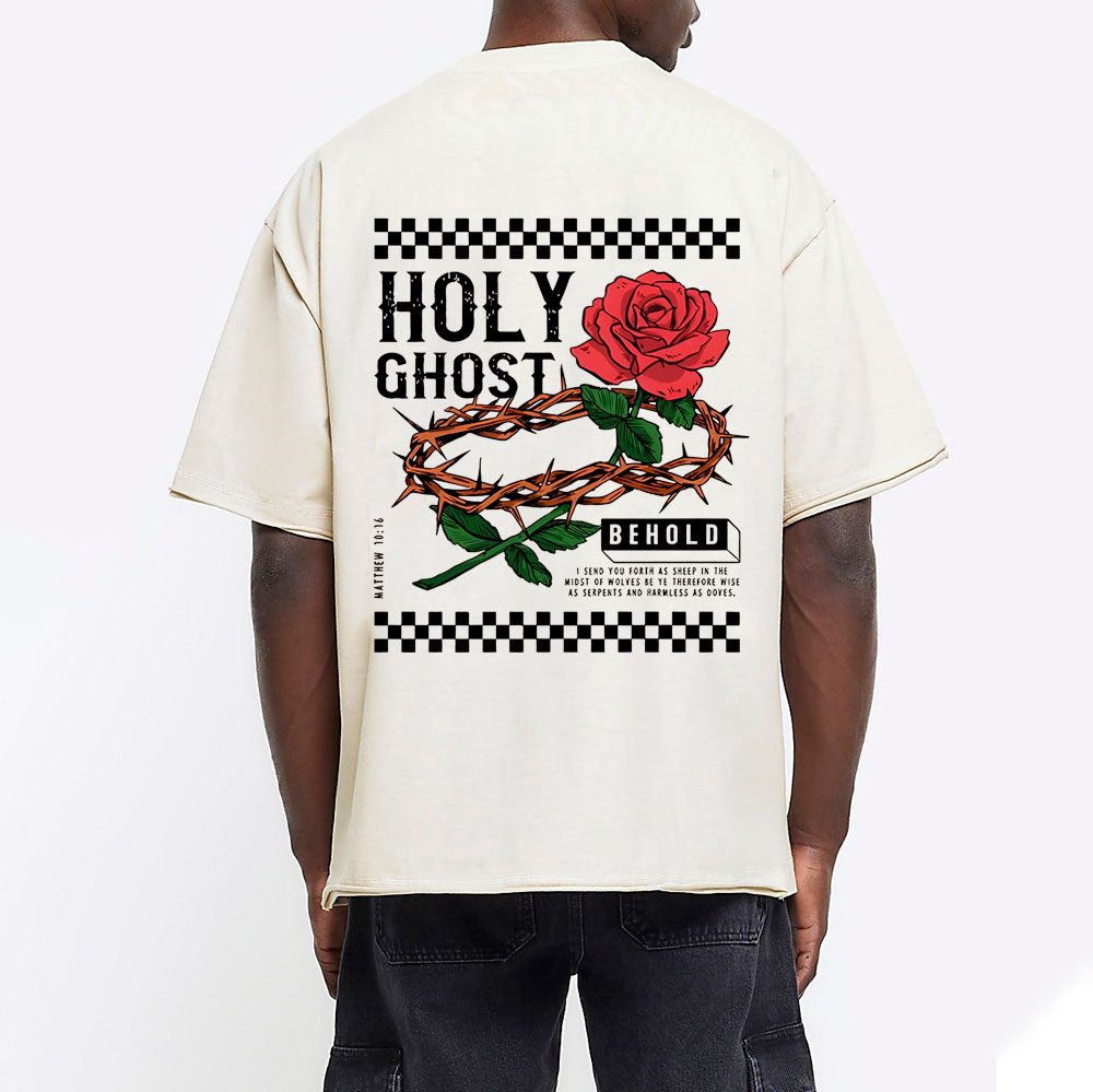 Holy Ghost Chirstian Washed T-Shirt