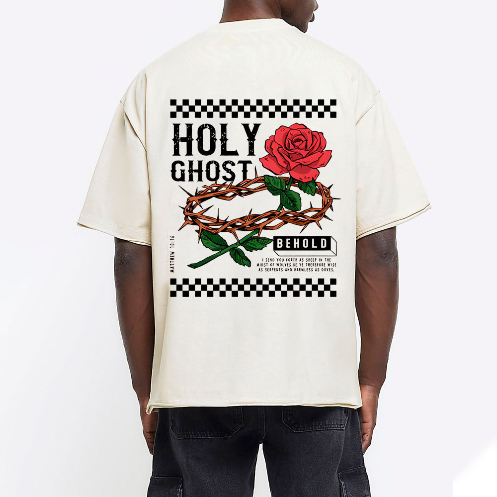 Holy Ghost Chirstian Washed T-Shirt