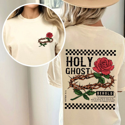 Holy Ghost Chirstian Washed T-Shirt