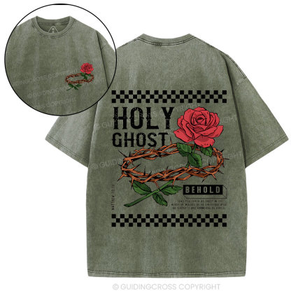 Holy Ghost Chirstian Washed T-Shirt