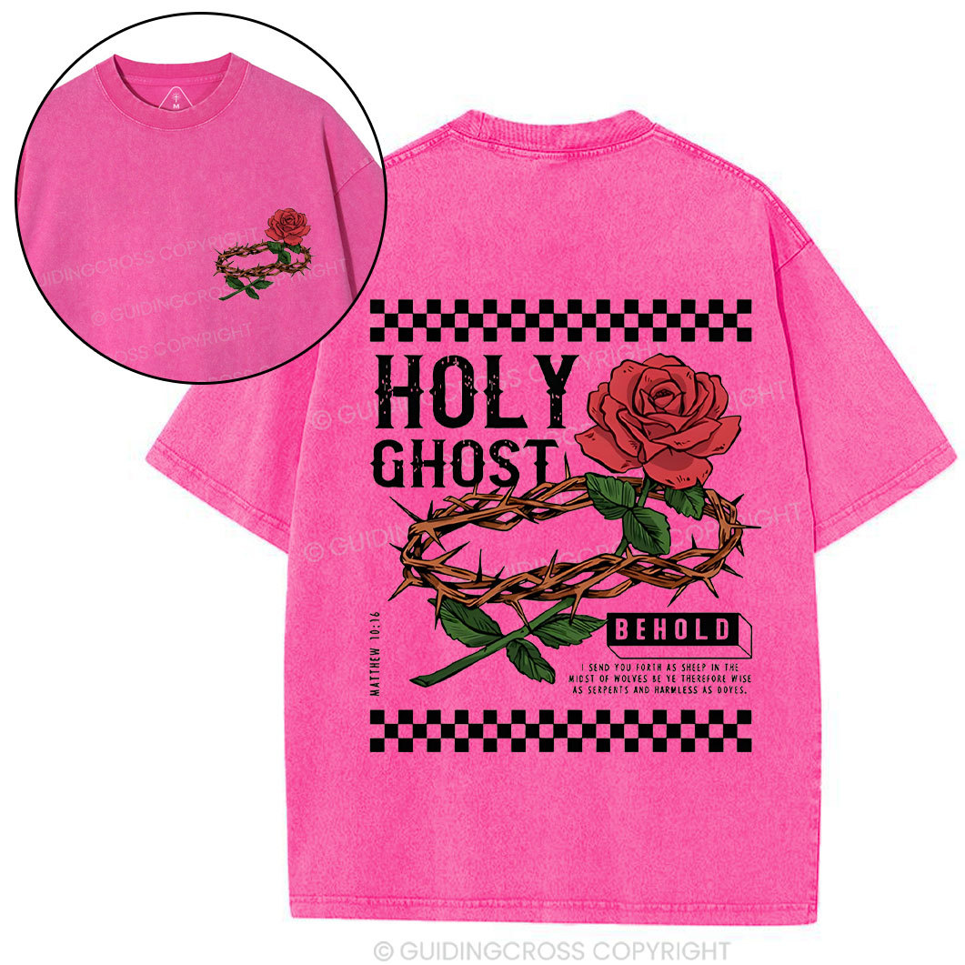 Holy Ghost Chirstian Washed T-Shirt