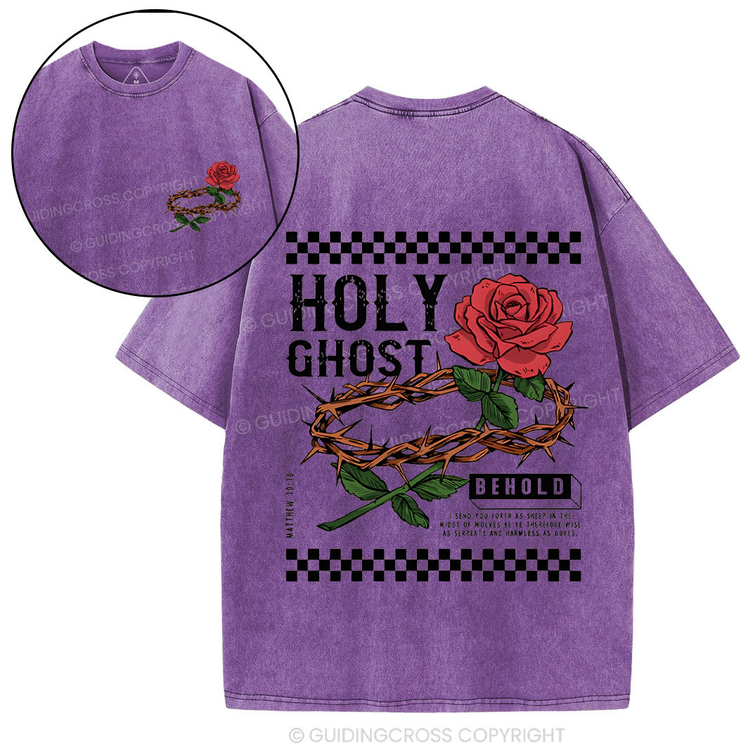 Holy Ghost Chirstian Washed T-Shirt