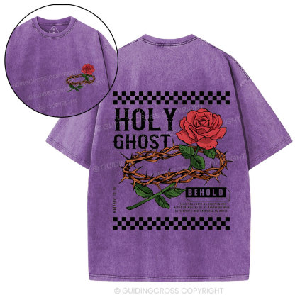 Holy Ghost Chirstian Washed T-Shirt