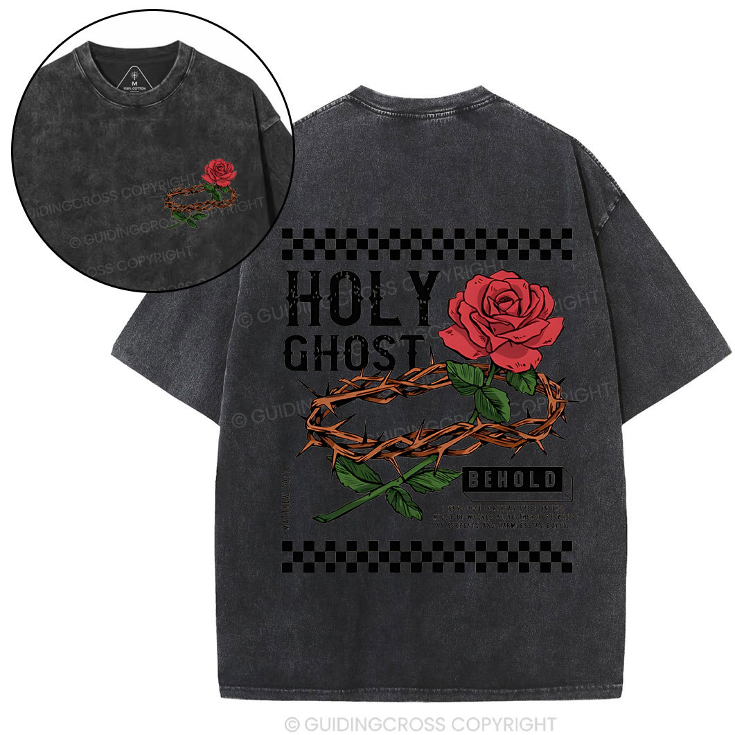 Holy Ghost Chirstian Washed T-Shirt