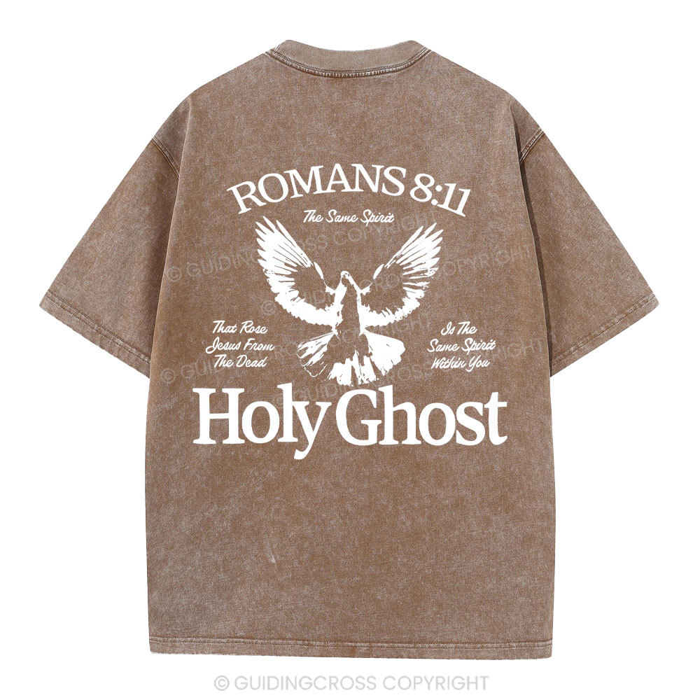 Holy Ghost Christian Washed T-Shirt
